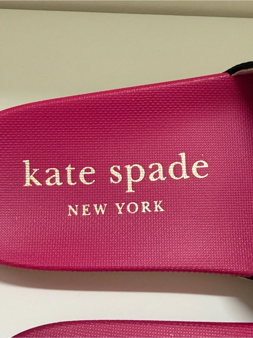 Kate Spade buttercup' Slides Sandals vacation cruise preppy new money Size 8